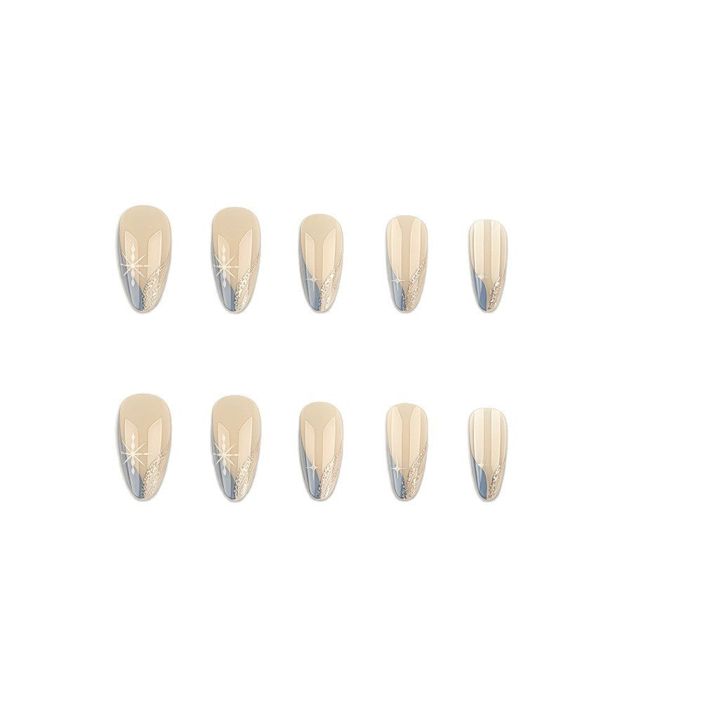 Artistic nail embellishment with snowflake accents Stornfield