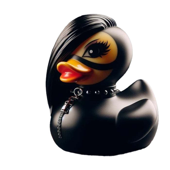 Decorative rubber duck with stylish haircut Stornfield