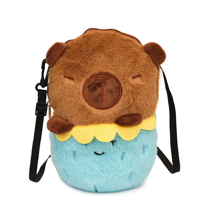 Plush Shoulder Bag with Cute Dessert Design Stornfield