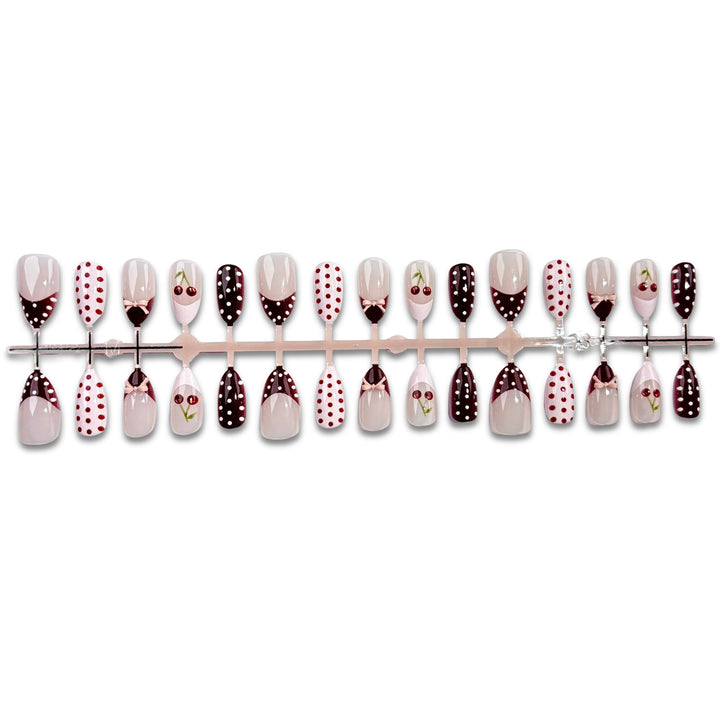 Artistic Cherry Design Press-On Nails Stornfield
