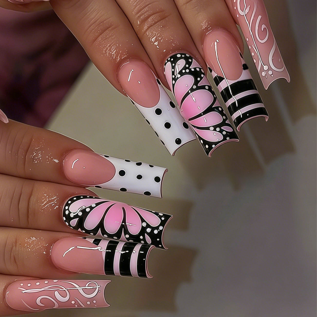 Artistic Butterfly Nail Design Stornfield