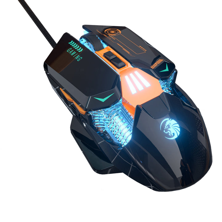 Ergonomic Wired Gaming Mouse with Customizable RGB Lighting Stornfield
