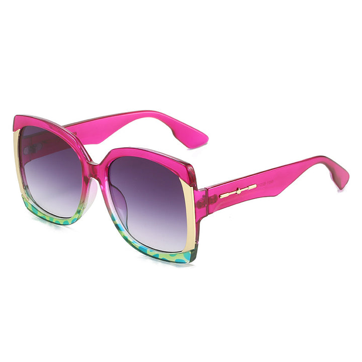 Oversized Tortoiseshell Sunglasses with Gold Accents Stornfield