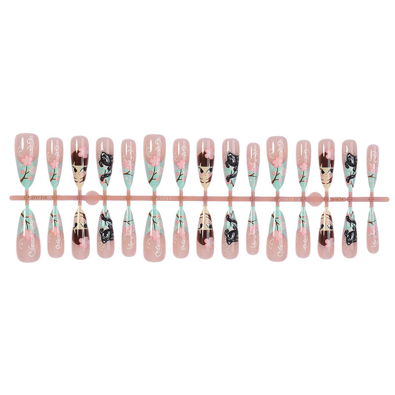 Artistic Press-On Nail Art Design Set Stornfield
