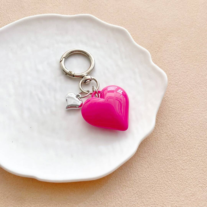 Heart-Shaped Charm Keychain Stornfield