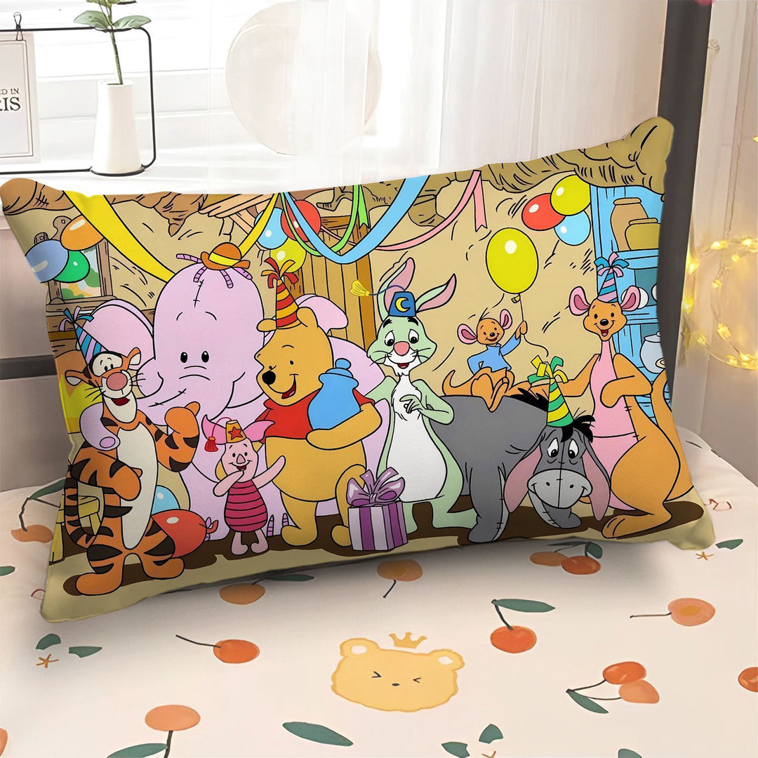 Soft Cartoon-Themed Decorative Throw Pillow