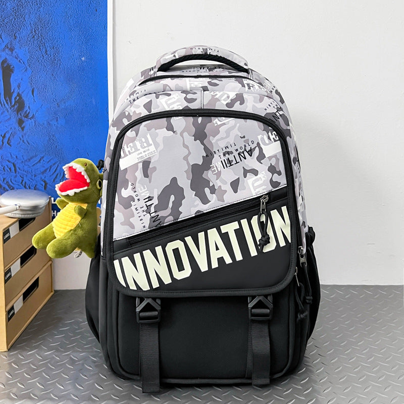 Stylish Camo Print Backpack Stornfield
