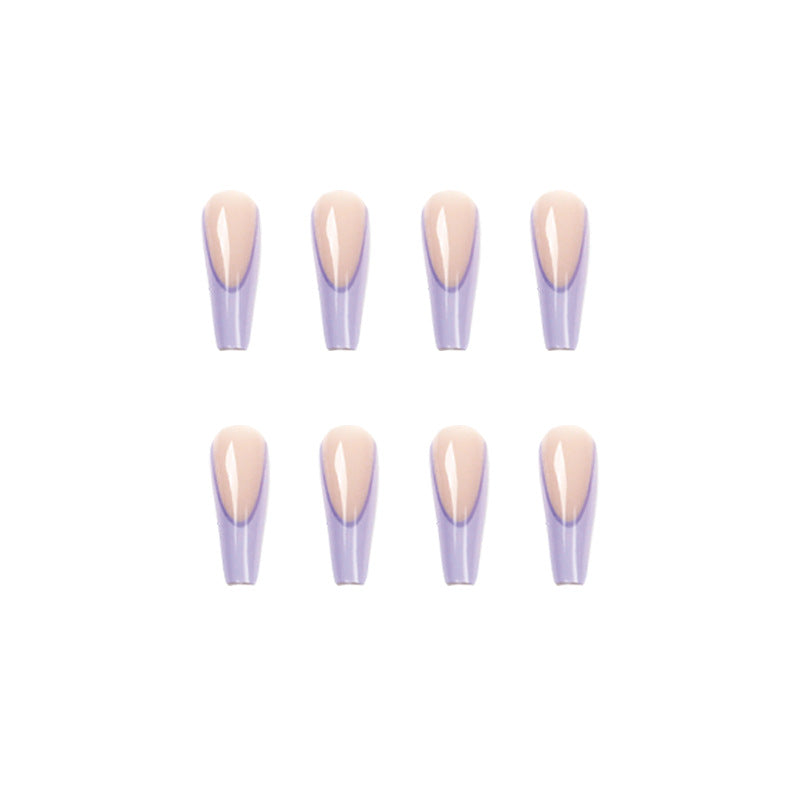 Artificial nail art with elegant ombre design Stornfield