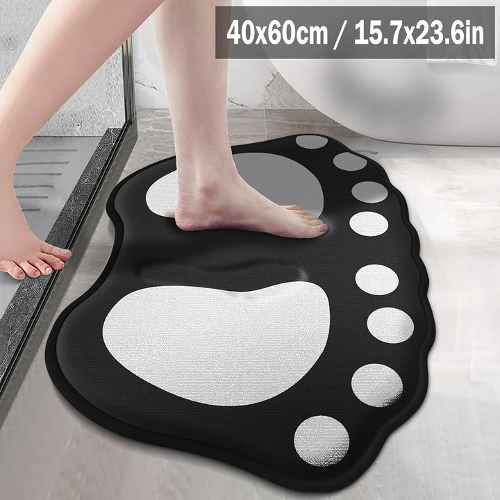 Fun Footprint Bath Mat Stornfield