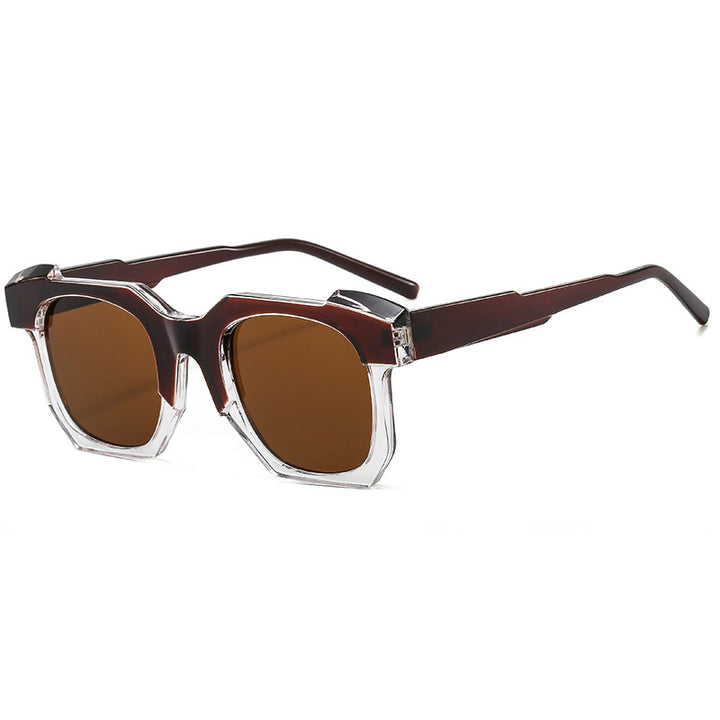 Women's fashionable sunglasses in square design with contrasting frame Stornfield