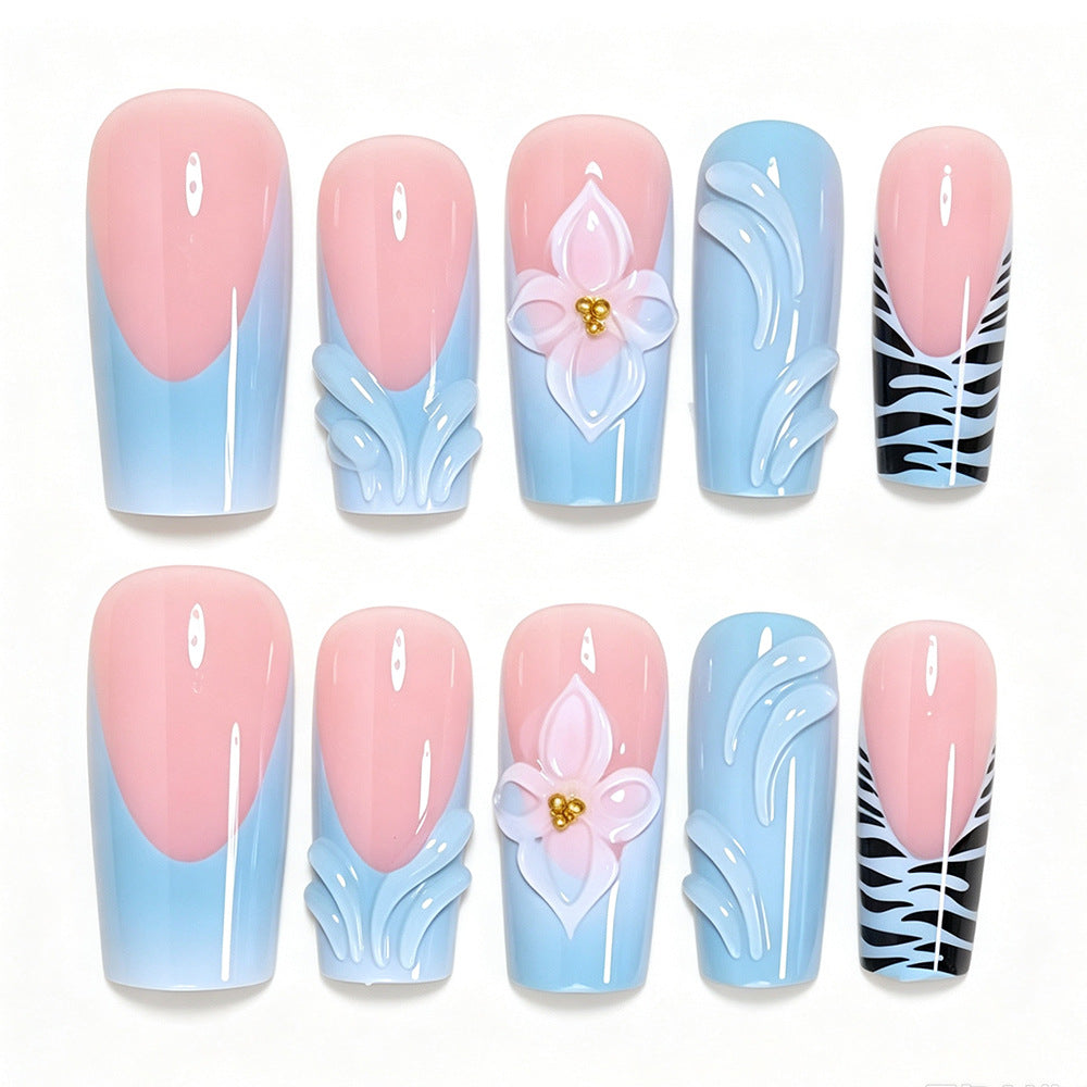 Decorative Long Press-On Nail Art Stornfield