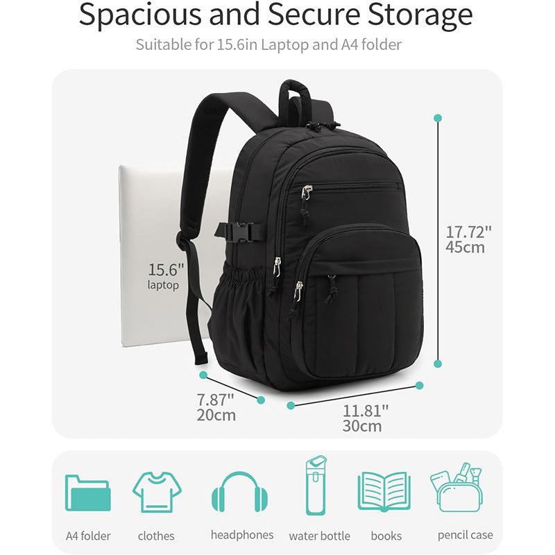 Versatile Travel Backpack with Insulated Drink Holder Stornfield