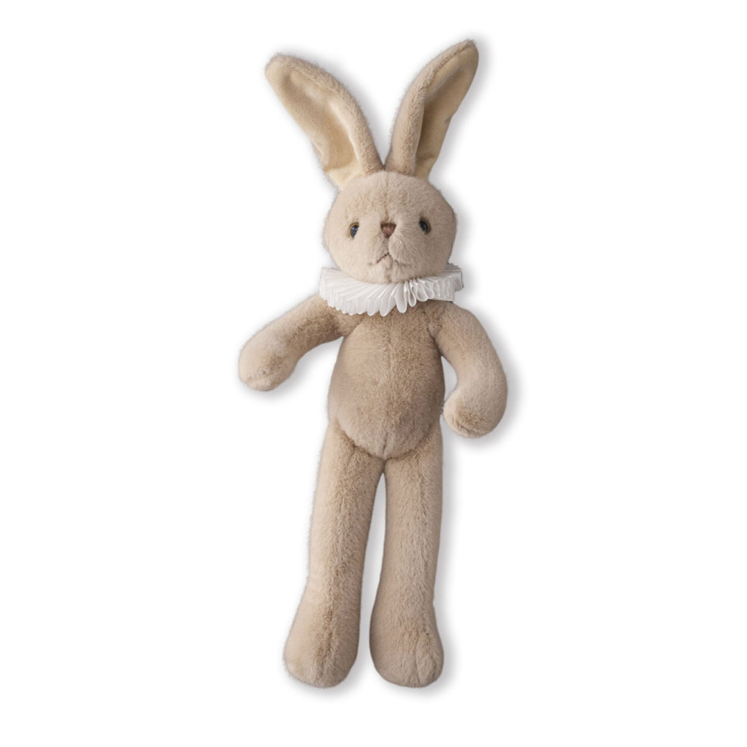 Plush Bunny Soft Toy with Velvet Ruffle Collar