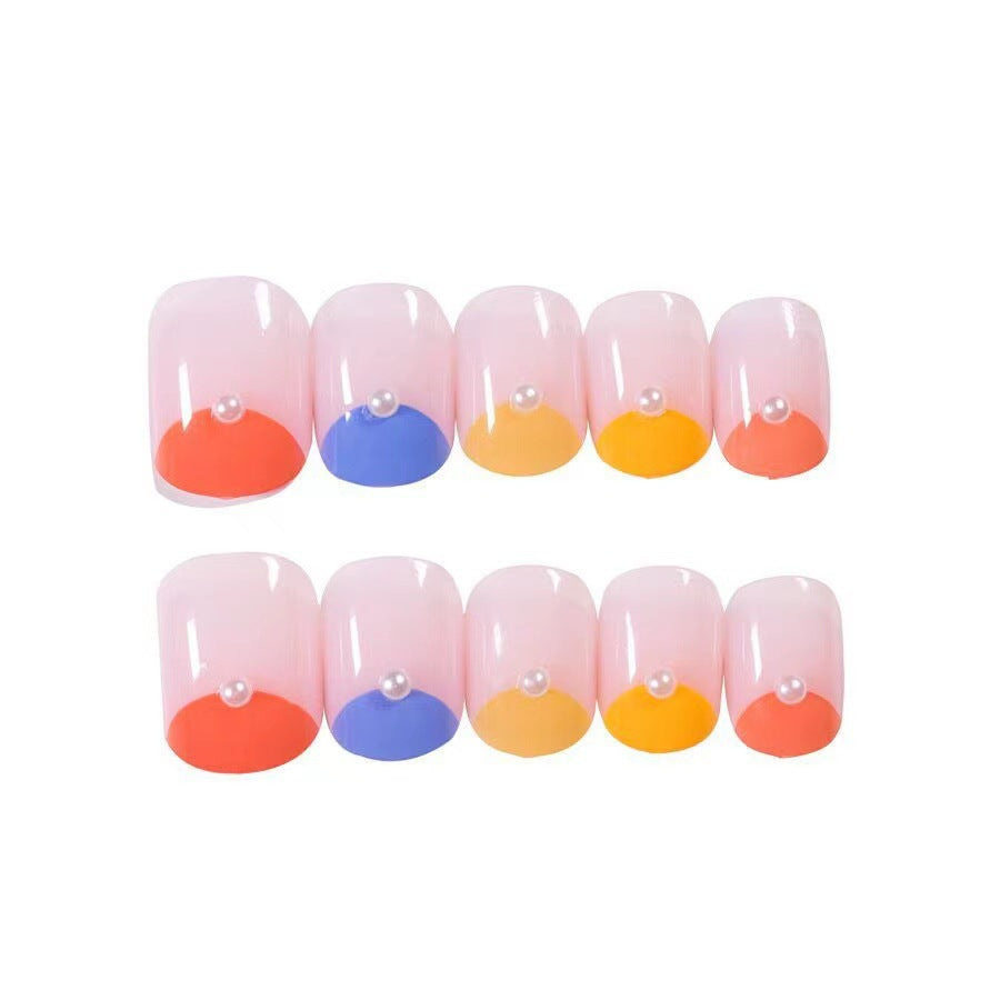Creative artificial nails with geometric accents Stornfield
