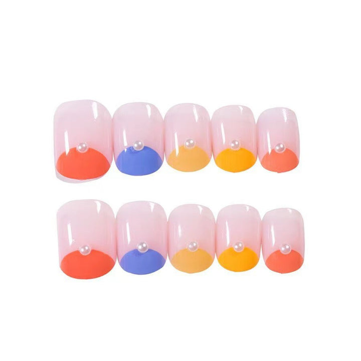 Creative artificial nails with geometric accents Stornfield