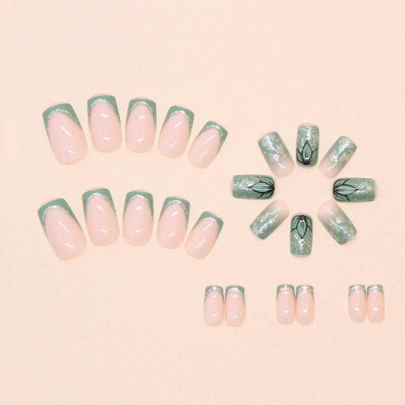 Decorative Floral Nail Art Extensions Stornfield