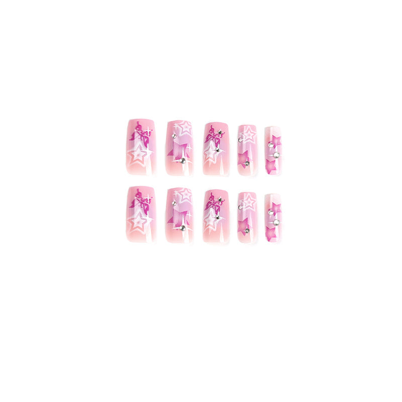 Artistic acrylic nails with modern glitter accents Stornfield