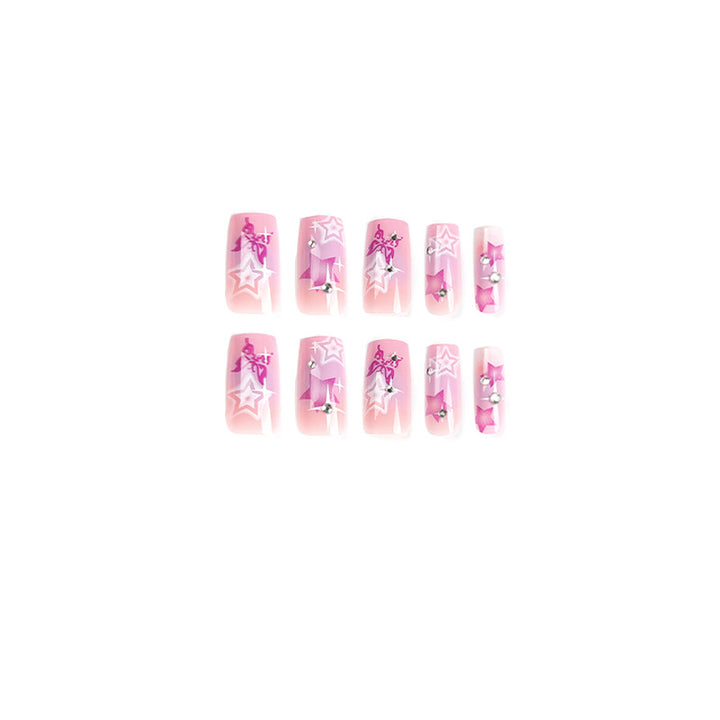 Artistic acrylic nails with modern glitter accents Stornfield