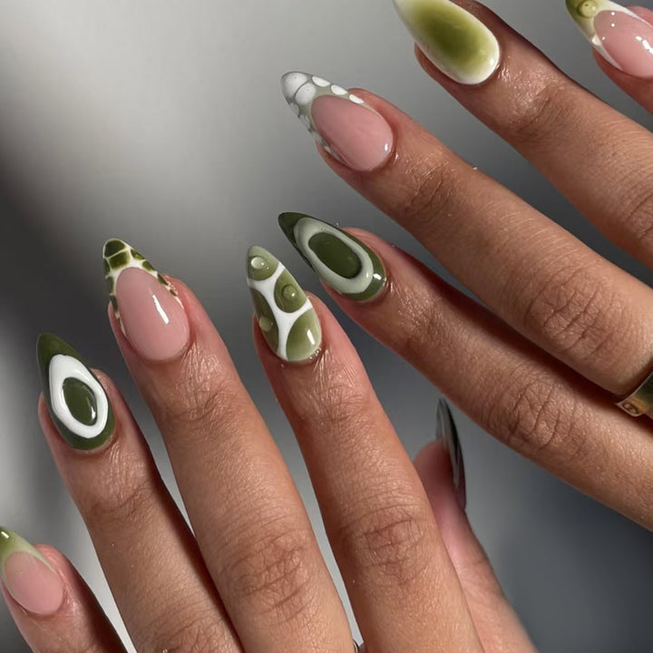 Abstract Art Tip Press-On Nail Set Stornfield
