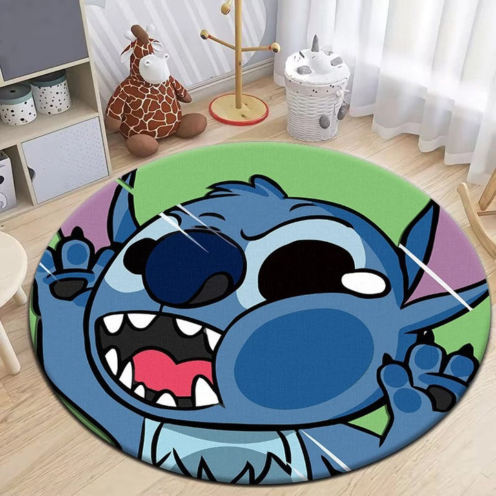 Cartoon Character Round Area Rug