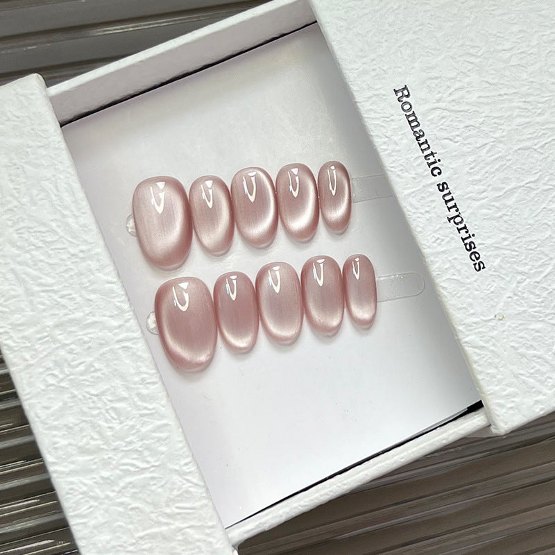 Glossy Gel Press-On Nail Set