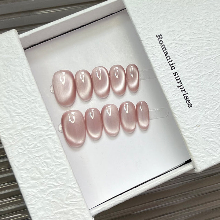 Glossy Gel Press-On Nail Set