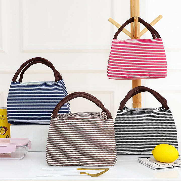 Insulated Striped Lunch Bag Stornfield