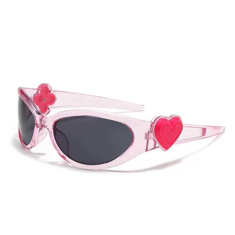 Ladies fashionable sunglasses in stylish heart design Stornfield