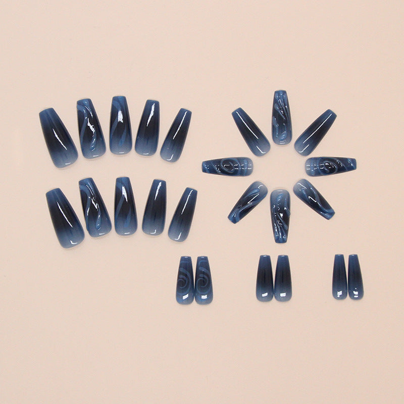 Artistic Swirl Press-On Nail Extensions Stornfield