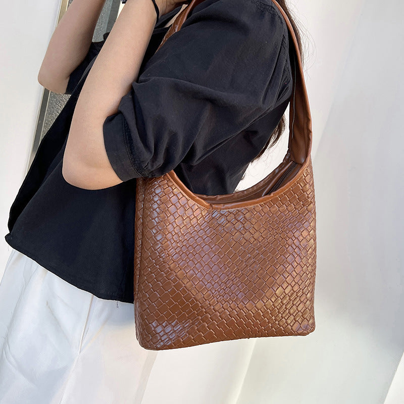 Textured Woven Hobo Bag Stornfield
