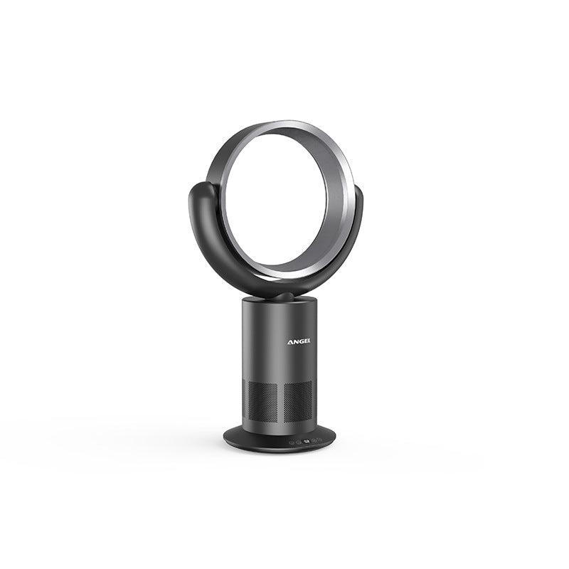 Cooling bladeless tower fan with HEPA air purifier and silent multi-speed oscillating design Stornfield