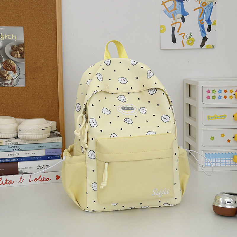 Fun Cloud-Patterned Casual Backpack Stornfield