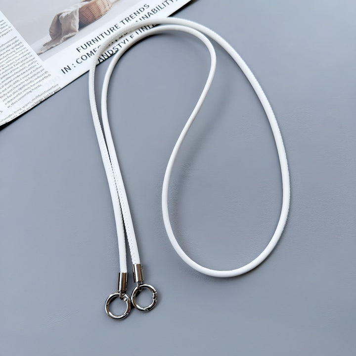 Premium Double-Ring Leather Lanyard Stornfield