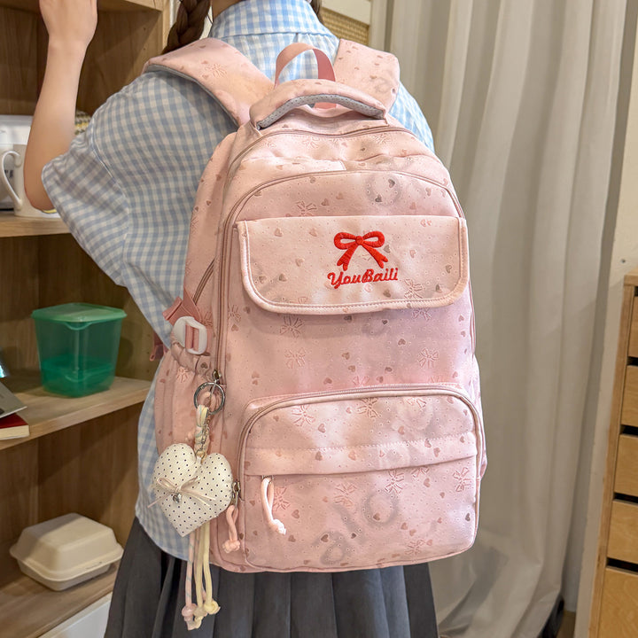 Playful Illustrated Graphic Backpack Stornfield