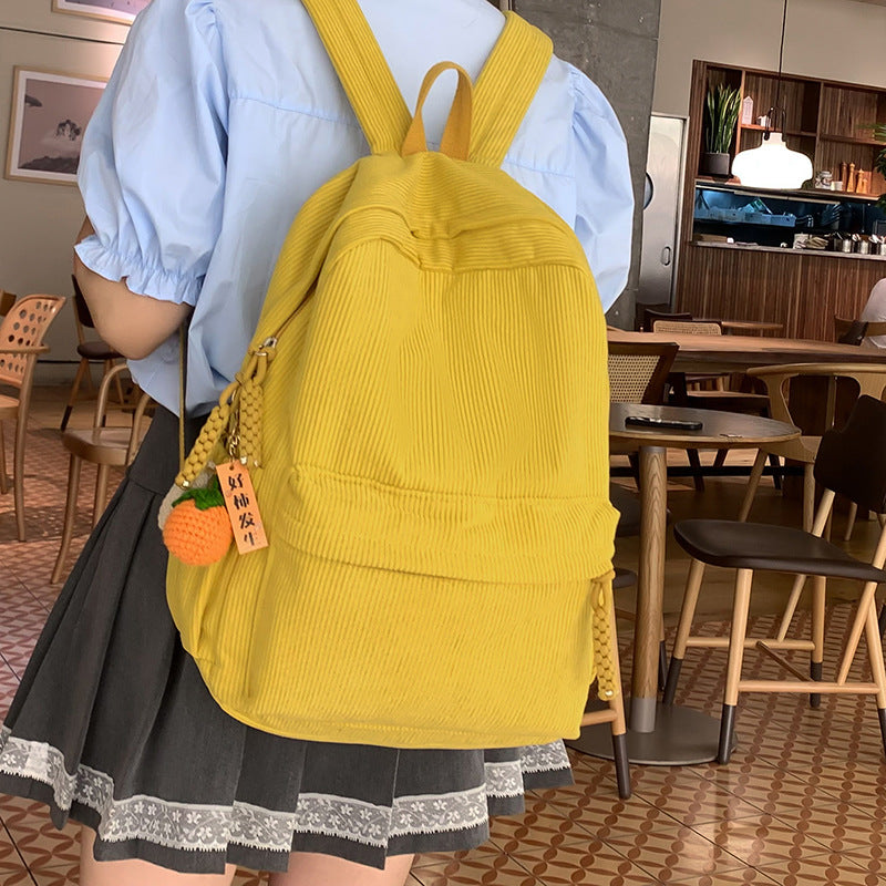 Stylish Corduroy Backpack Stornfield