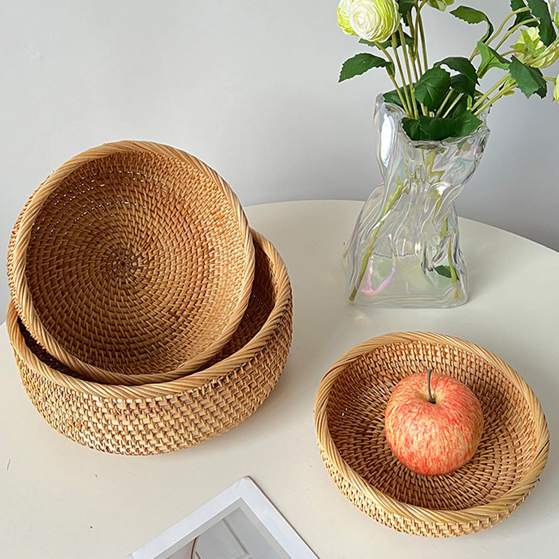 Ladies' beef decoration basket made of natural material Stornfield