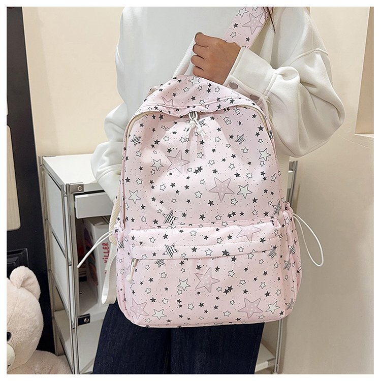 Backpack with Sparkling Star Motif and Charming Pendant Stornfield