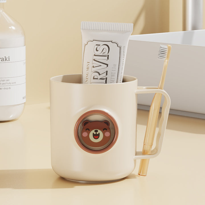 Women's cute coffee mug with cheerful bear design Stornfield