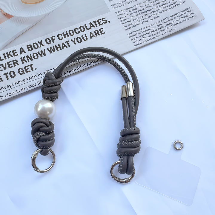 Elegant Knotted Leather Keychain Holder Stornfield