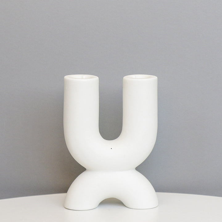 Sculptural Ceramic Candle Holder Stornfeild
