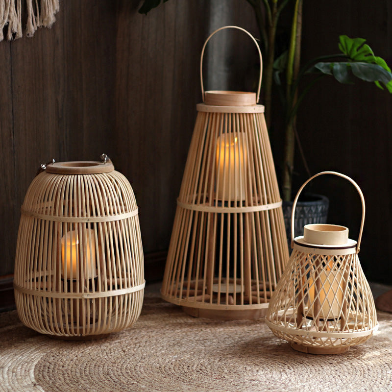 Stylish Rattan Lantern Stornfield