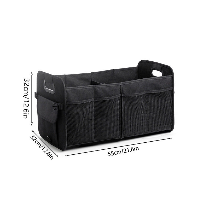 Organizer storage basket with side compartments Stornfield