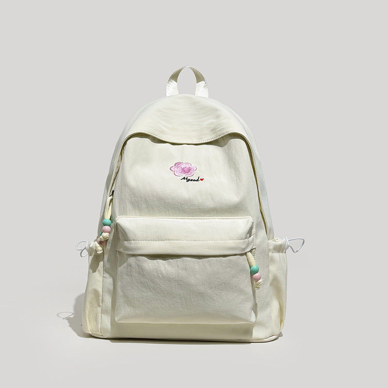 Elegant Floral Embellished Backpack Stornfield