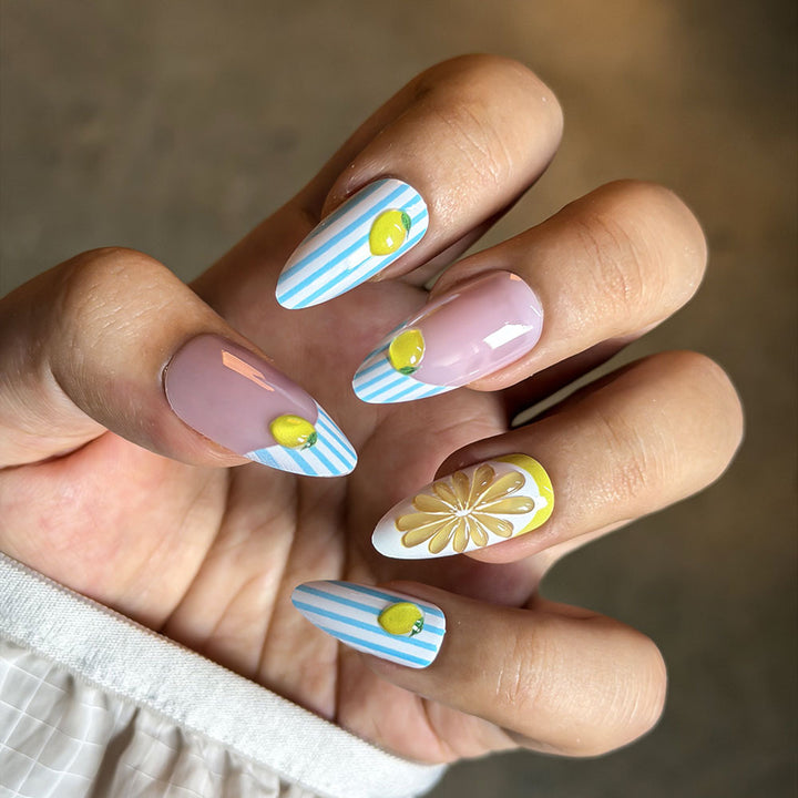 Elegant Artistic Press-On Nails Collection Stornfield