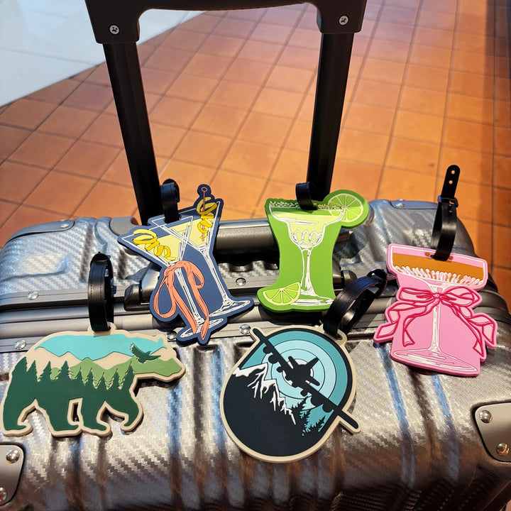 Mountain Adventure-Themed Luggage Tag Stornfield