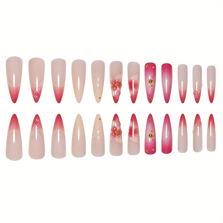 Decorative Press-On Nail Set Stornfield