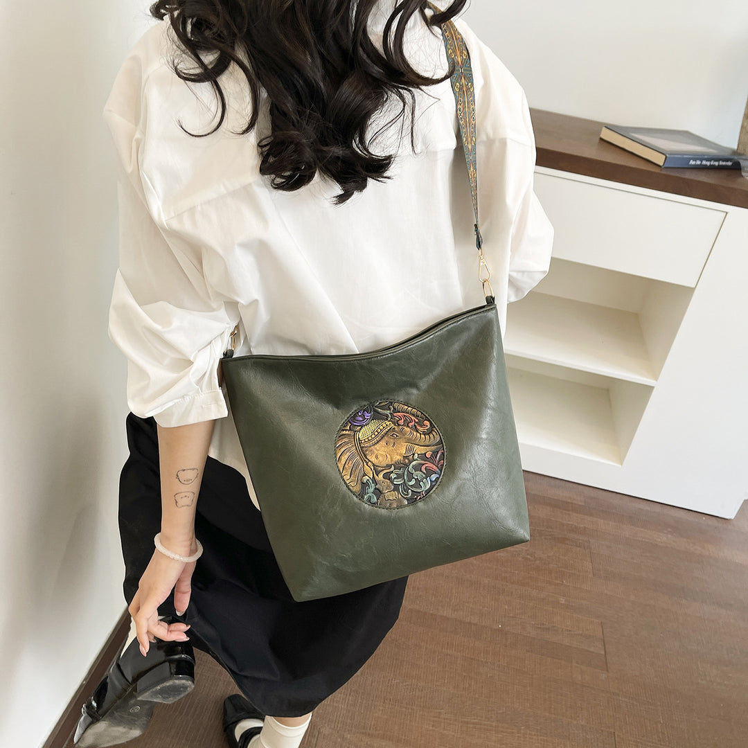 Artisan Leather Shoulder Bag