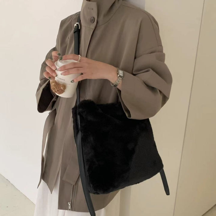 Contemporary Faux Fur Handbag