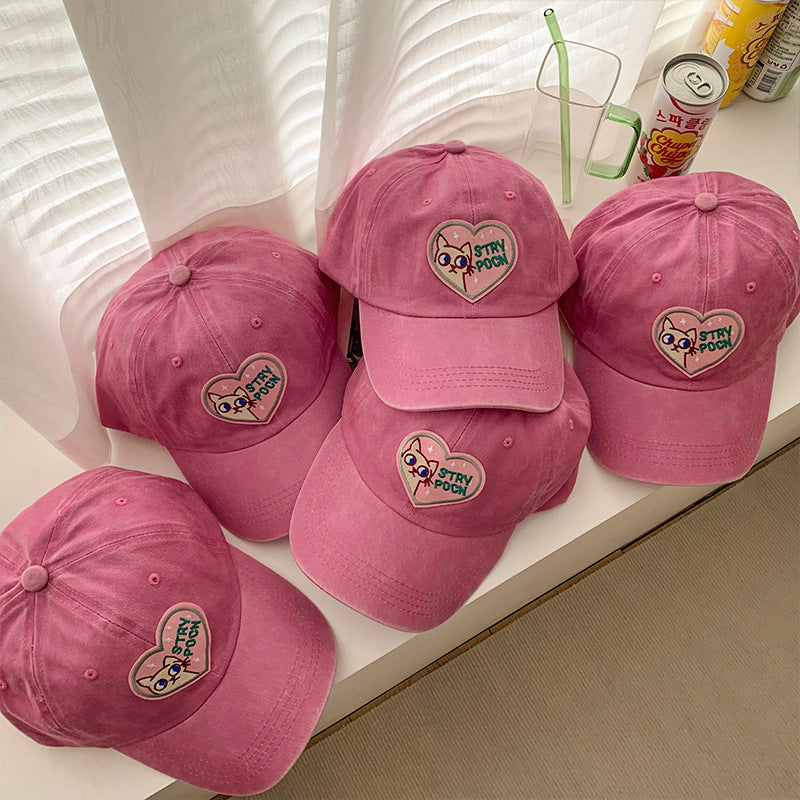 Women's Casual Embroidered Cat Cap Stornfield
