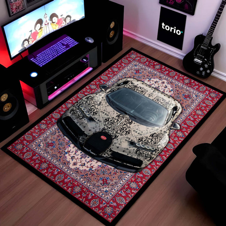 Artistic Floral Printed Area Rug